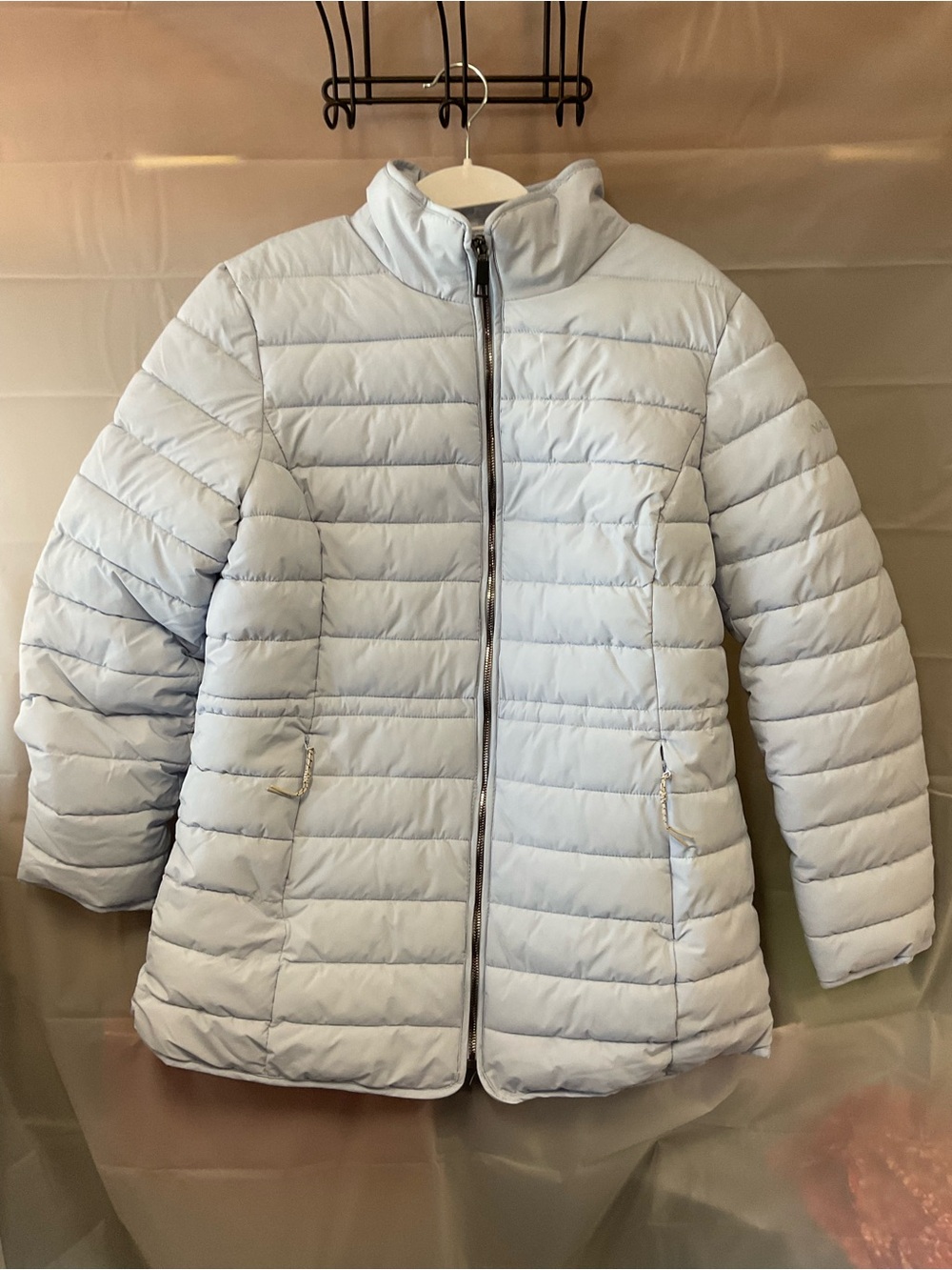Nautica Light Blue Quilted Puffer Jacket